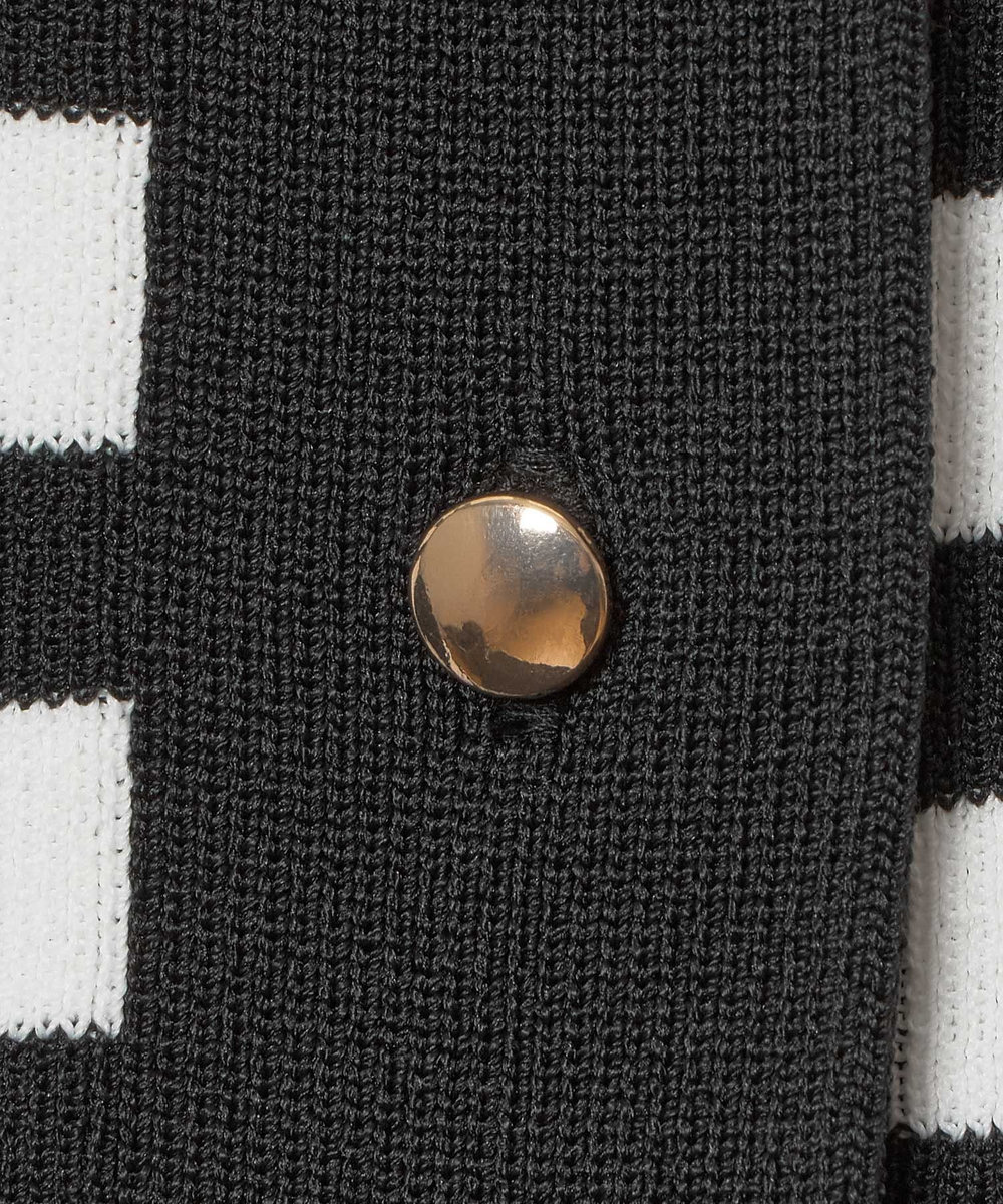 allureville ポケットクルーカーディガン ブラック系 (98)