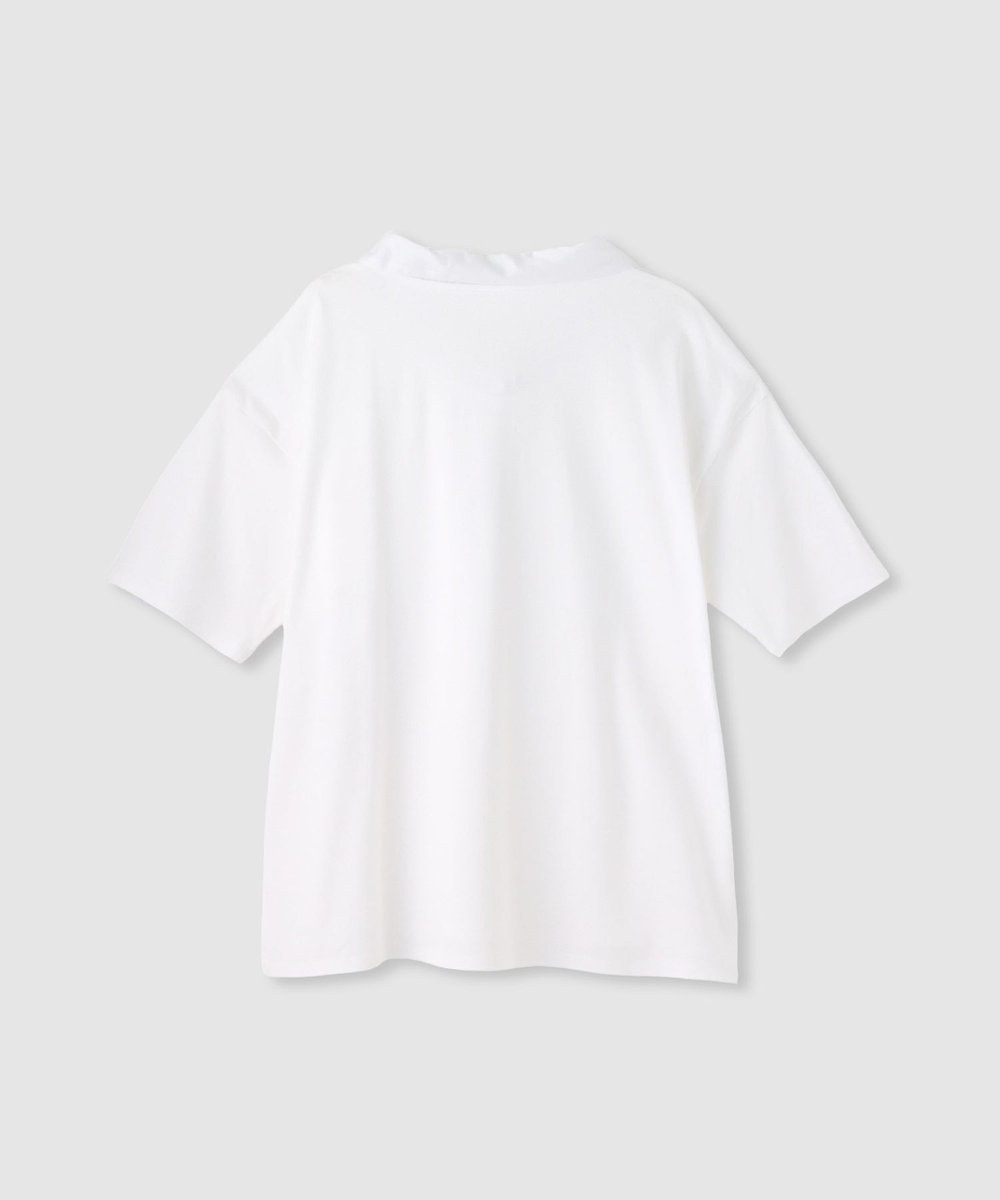 allureville ボウタイ付Tシャツ オフホワイト (02)