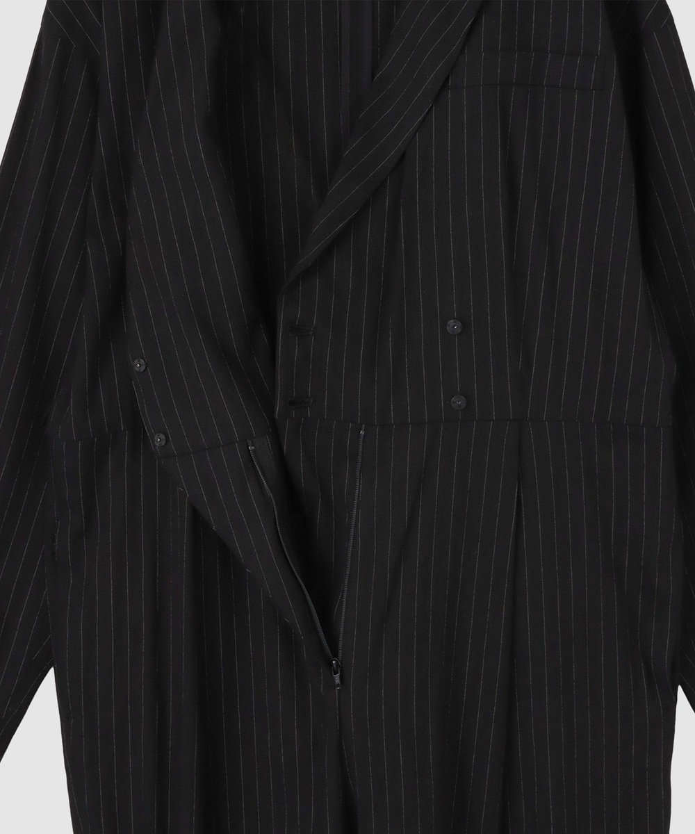 allureville リネンコンジャンプスーツ ブラック (95)