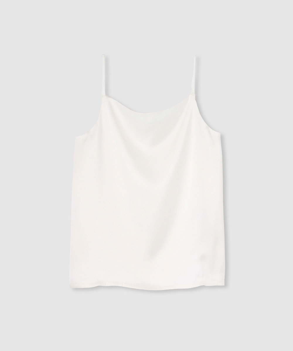 LOULOU WILLOUGHBY ◇【LOULOU WILLOUGHBY】サテンキャミソール ホワイト (01)