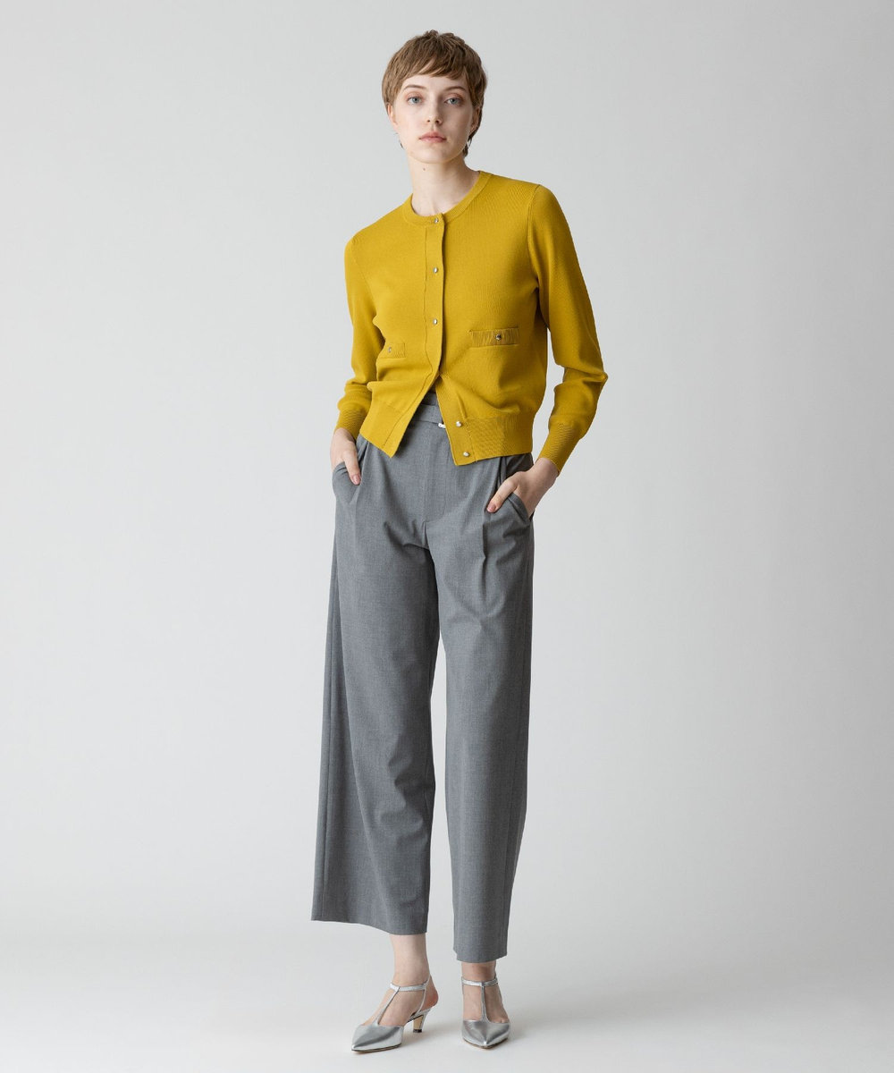 allureville ◇ ポケットクルーカーディガン イエロー (21)