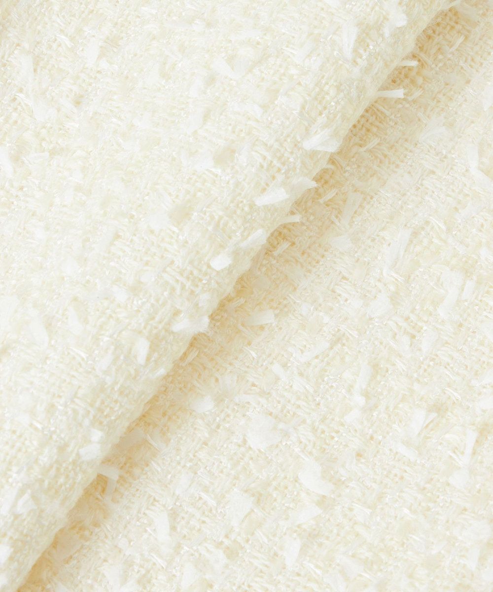 LOULOU WILLOUGHBY 【LOULOU WILLOUGHBY】ファンシーツイードパンツ オフホワイト (02)