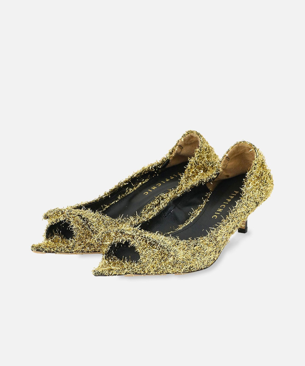 PIPPICHIC(ピッピシック)】CHRISTEL OPENTOE RIBBON PUMPS|allureville