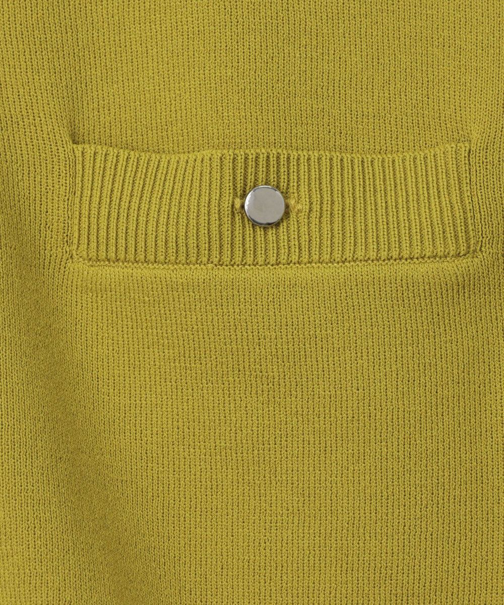 allureville ◇ ポケットクルーカーディガン イエロー (21)