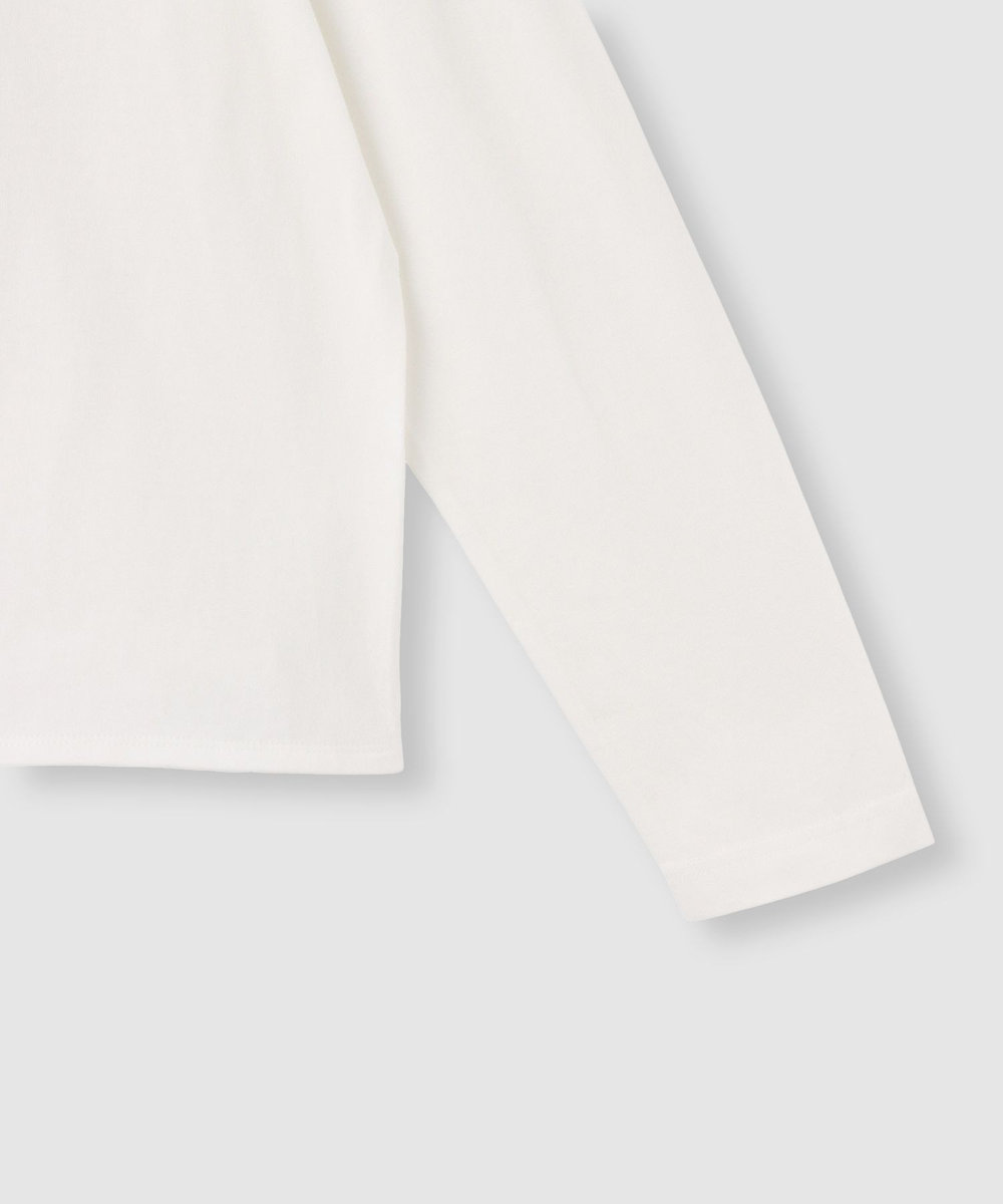 allureville サイネージロゴロングTシャツ オフホワイト (02)