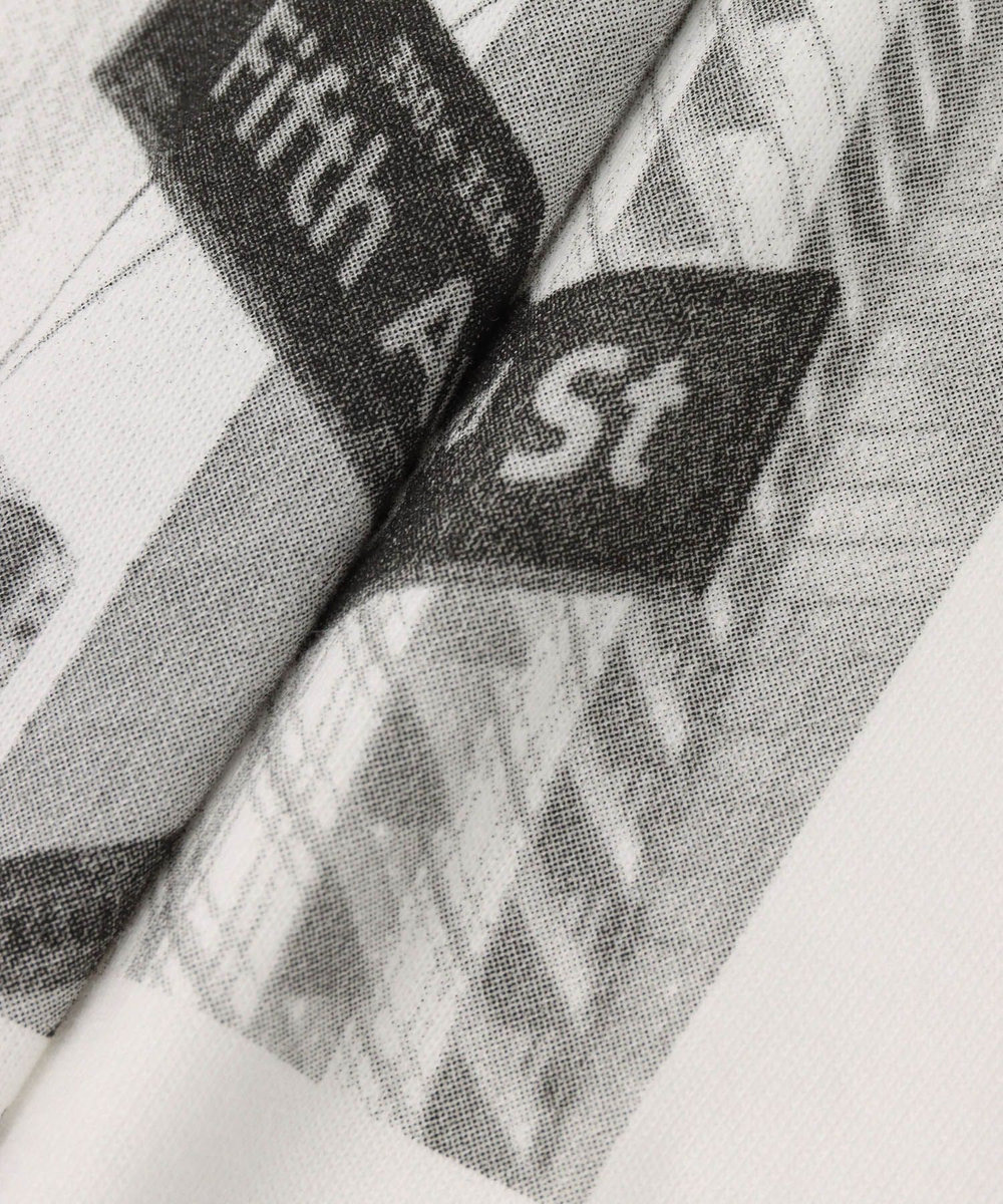 allureville サイネージロゴロングTシャツ オフホワイト (02)