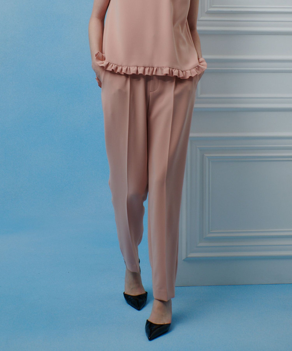 【23年AW】LOULOU WILLOUGHBY【定価:28,600円】パンツ LOULOU WILLOUGHBY】ハイバックテーパードパンツ|allureville OFFICIAL