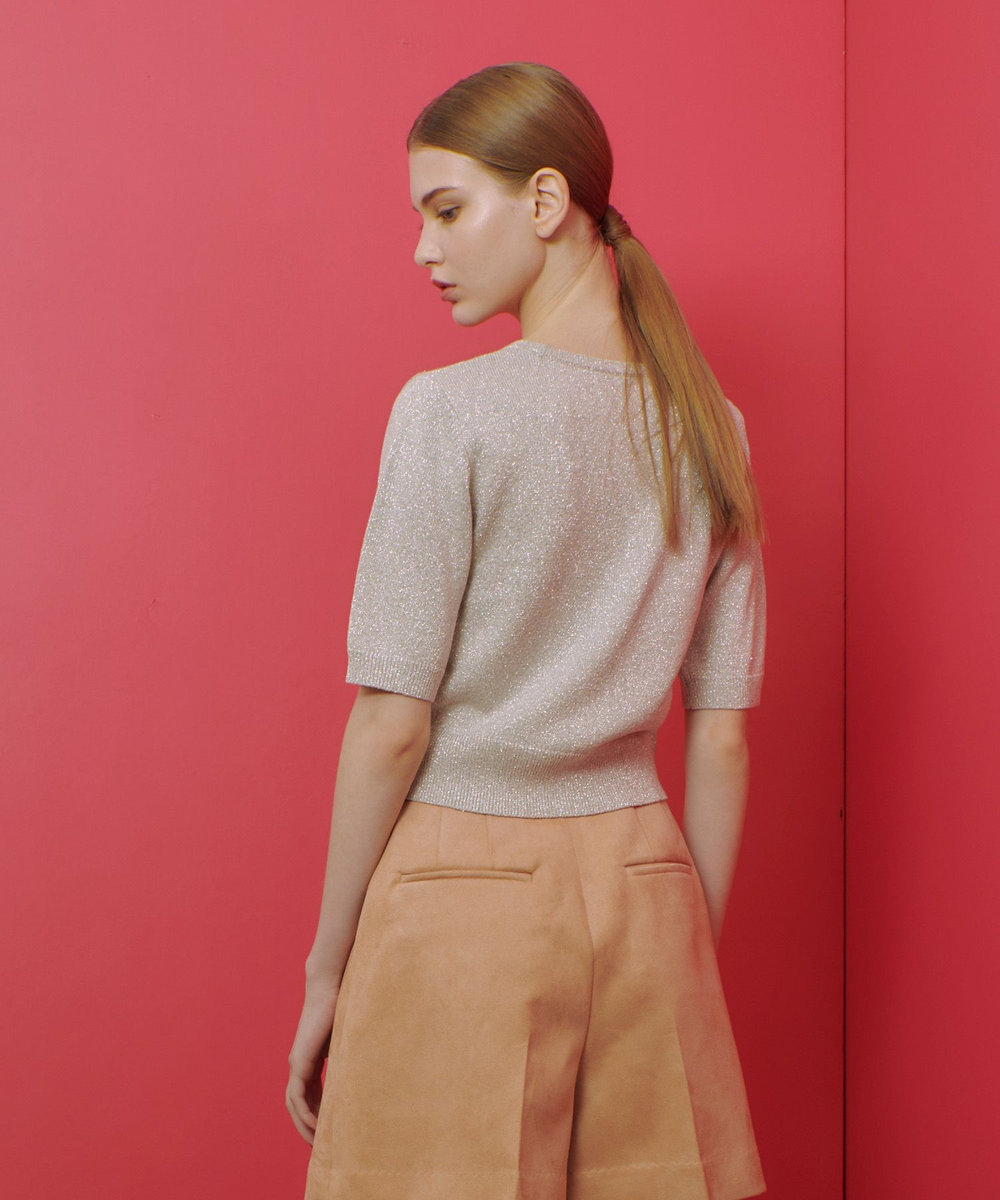 LOULOU WILLOUGHBY 【LOULOU WILLOUGHBY】ラメメランジェプルオーバー ピンク (41)