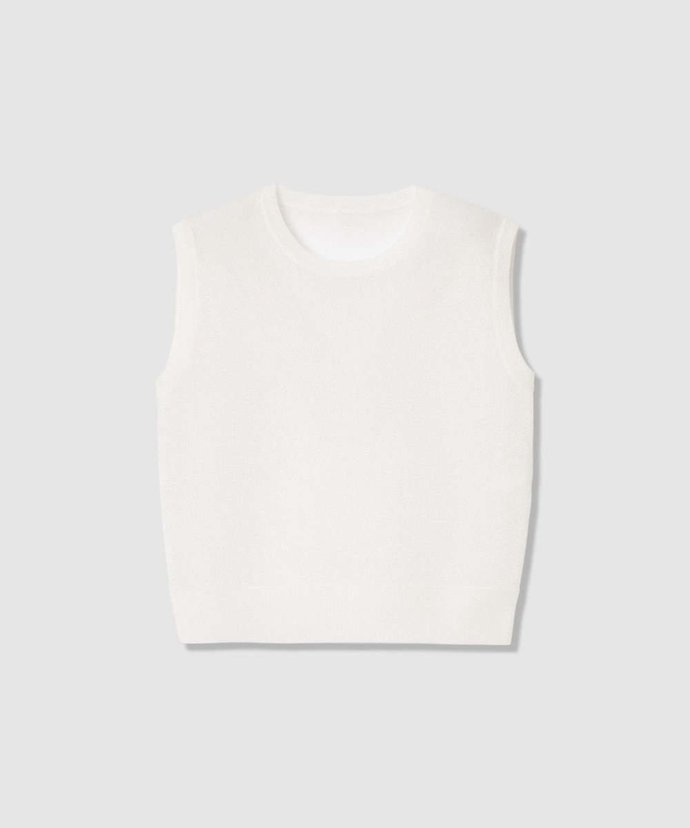 LOULOU WILLOUGHBY 【LOULOU WILLOUGHBY】シアージャガードプルオーバー オフホワイト (02)