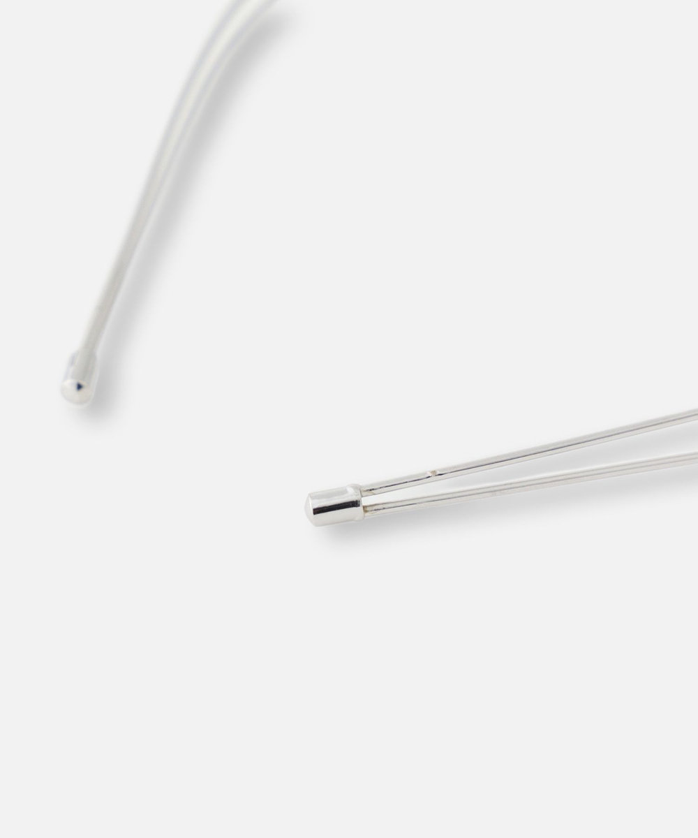 allureville 二連ビジューカチューシャ シルバー (90)