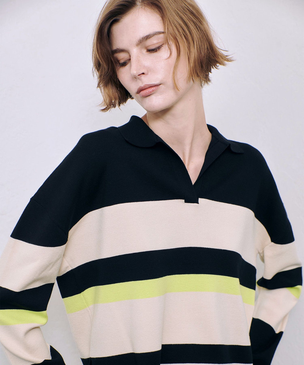 ラガーシャツプルオーバー|allureville OFFICIAL SITE / ONLINE SHOP