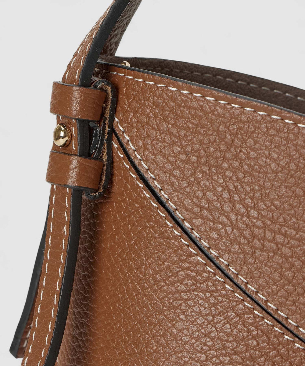 allureville ダブルハンドルバッグ キャメル (84)