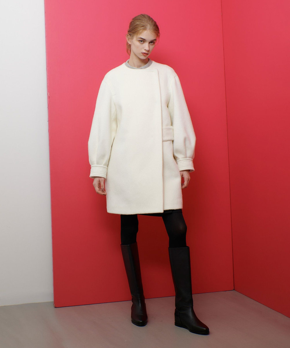 LOULOU WILLOUGHBY】モヘヤシャギーミドルコート|allureville OFFICIAL