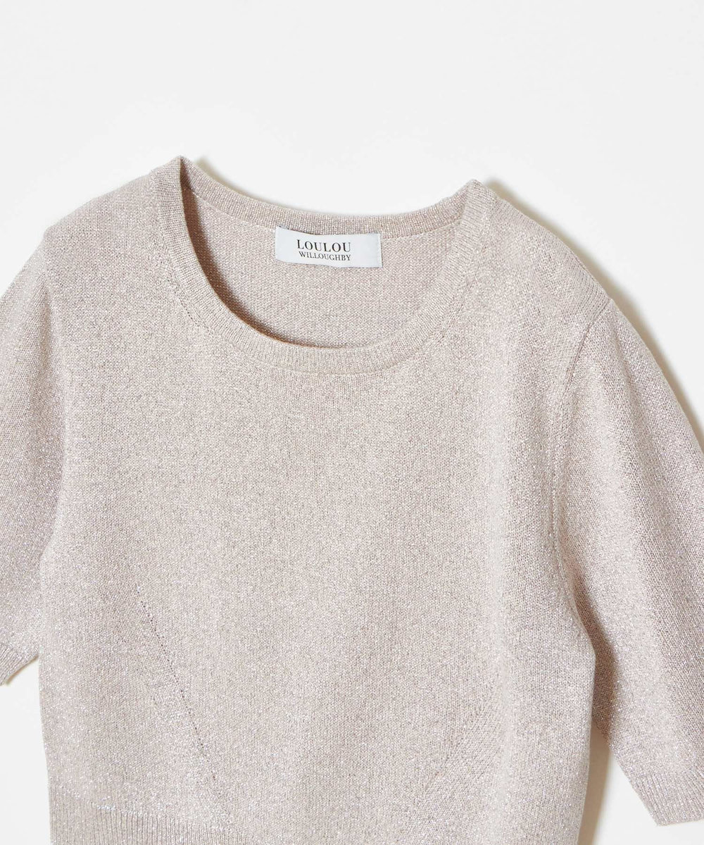 LOULOU WILLOUGHBY 【LOULOU WILLOUGHBY】ラメメランジェプルオーバー ピンク (41)