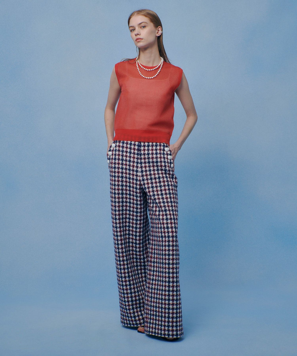 LOULOU WILLOUGHBY 【LOULOU WILLOUGHBY】シアージャガードプルオーバー レッド (43)