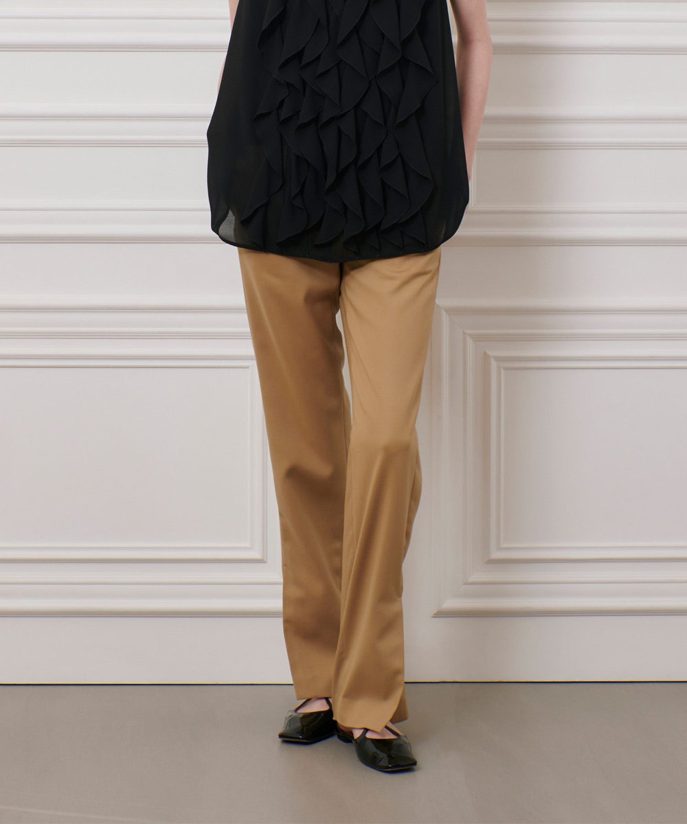 LOULOU WILLOUGHBY】ダブルクロススリムパンツ|allureville OFFICIAL