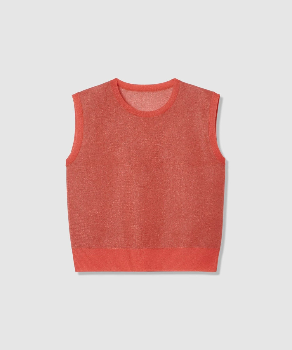 LOULOU WILLOUGHBY 【LOULOU WILLOUGHBY】シアージャガードプルオーバー レッド (43)