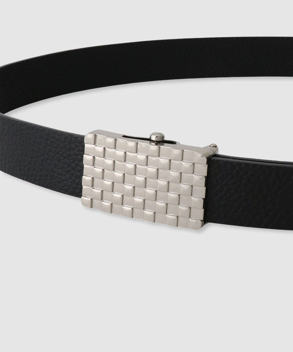 buying 【A VACATION(ア ヴァケーション)】CHECK GI BELT ブラック (95)