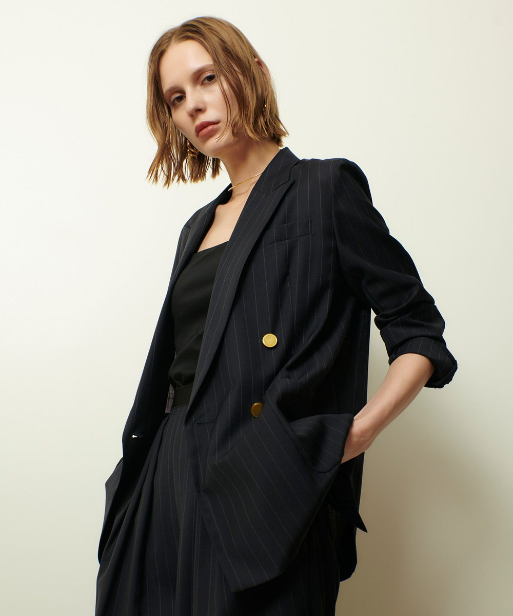 トリアセサイロピークドラペルジャケット|allureville OFFICIAL SITE