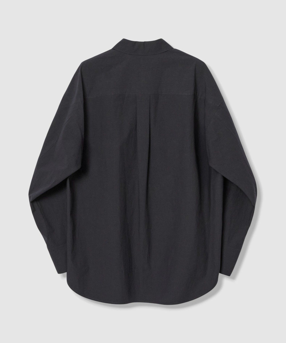 allureville 【WEB・一部店舗別注】バレルスリーブシャツ ネイビー (65)