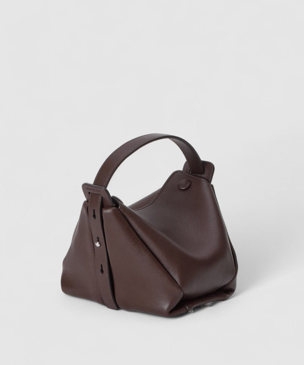 buying 【ADVENE(アドヴェン)】THE MINI AGE ハンドバッグ ダークブラウン (82)