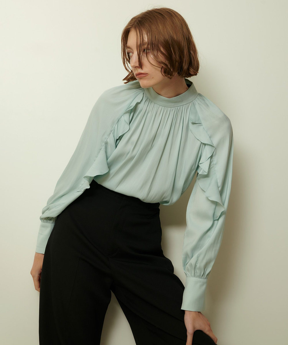 フリルスリーブブラウス|allureville OFFICIAL SITE / ONLINE SHOP
