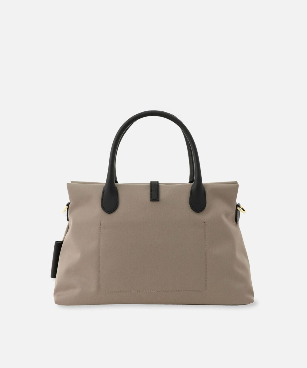 buying  【VIOLAd'ORO (ヴィオラドーロ)】ナイロンベルテッドトート モカ (85)