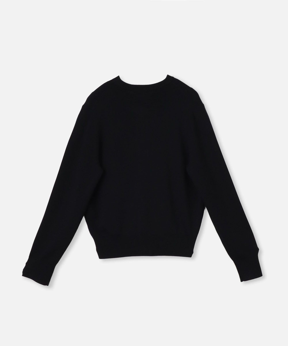 allureville ◇ ポケットクルーカーディガン ブラック (95)