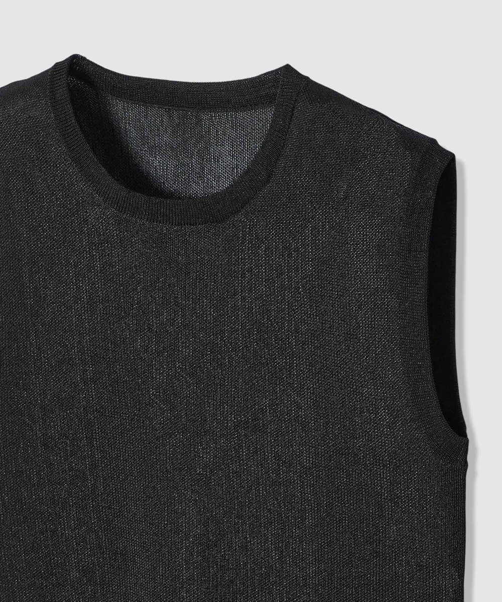 LOULOU WILLOUGHBY 【LOULOU WILLOUGHBY】シアージャガードプルオーバー ブラック (95)