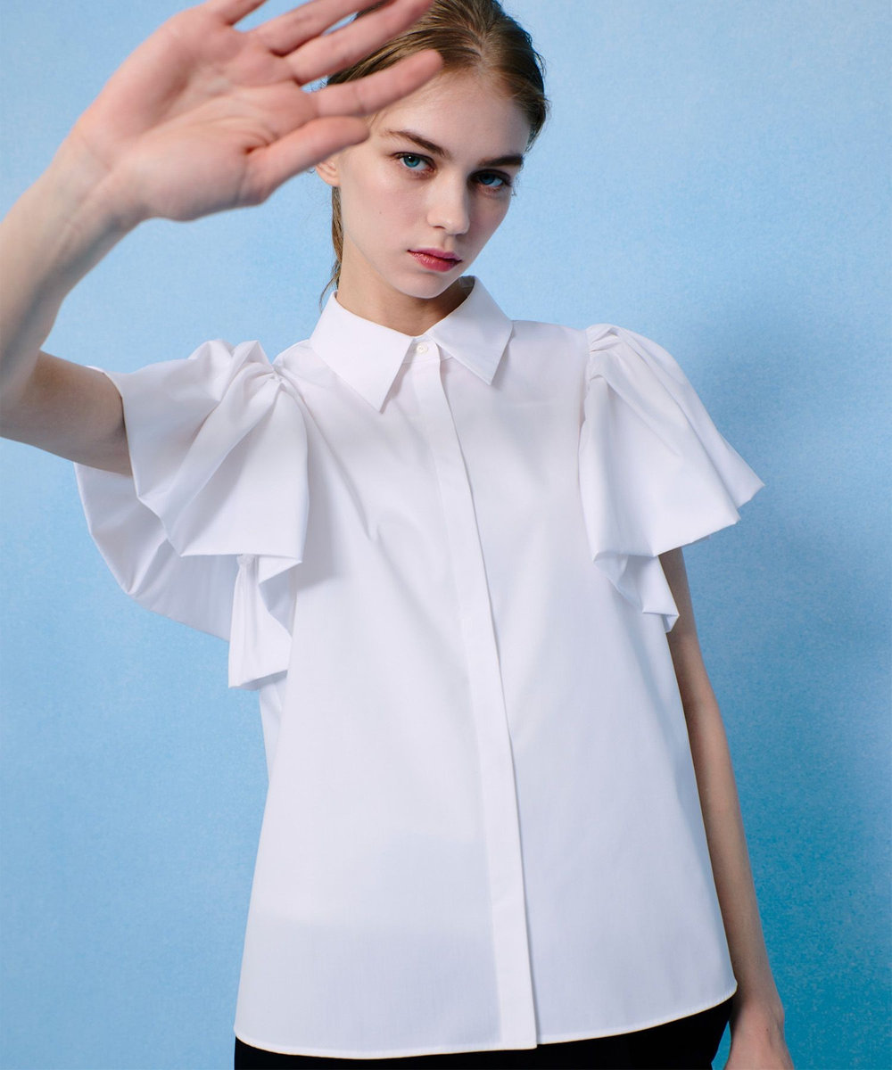 LOULOU WILLOUGHBY】バルーンスリーブシャツブラウス|allureville