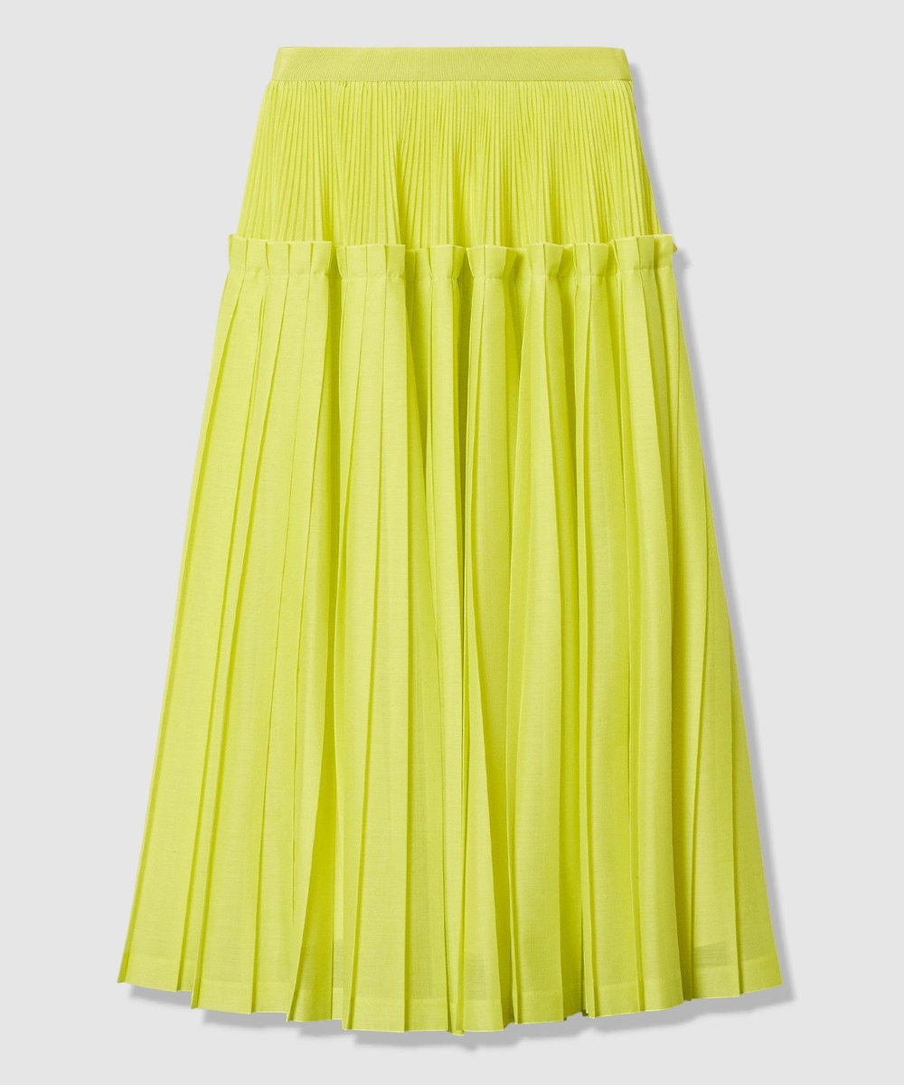 LOULOU WILLOUGHBY 【LOULOU WILLOUGHBY】カールマイヤープリーツスカート イエロー (21)
