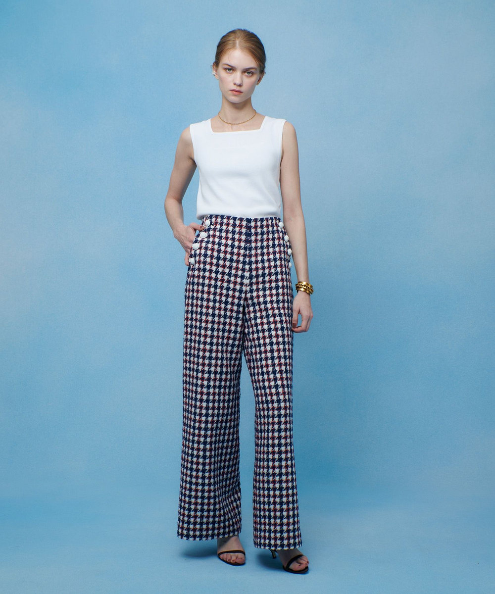 LOULOU WILLOUGHBY 【LOULOU WILLOUGHBY】スクエアタンクトップ オフホワイト (02)