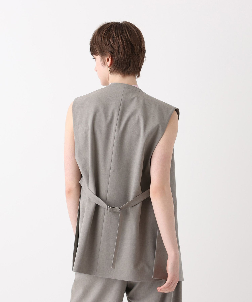 allureville WEB ルミネ別注スリットジレ ベージュ (16)