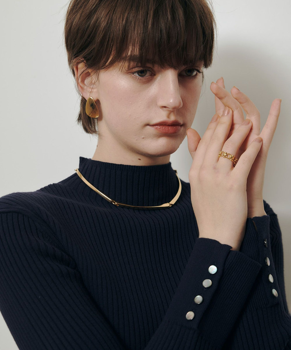 レースドッキングリブプルオーバー|allureville OFFICIAL SITE