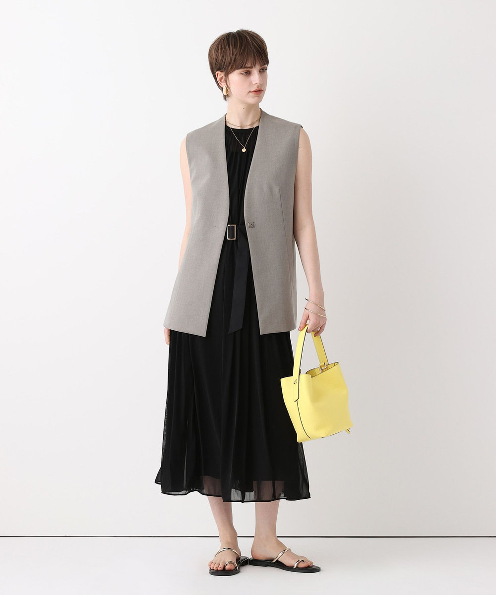allureville WEB ルミネ別注スリットジレ ベージュ (16)