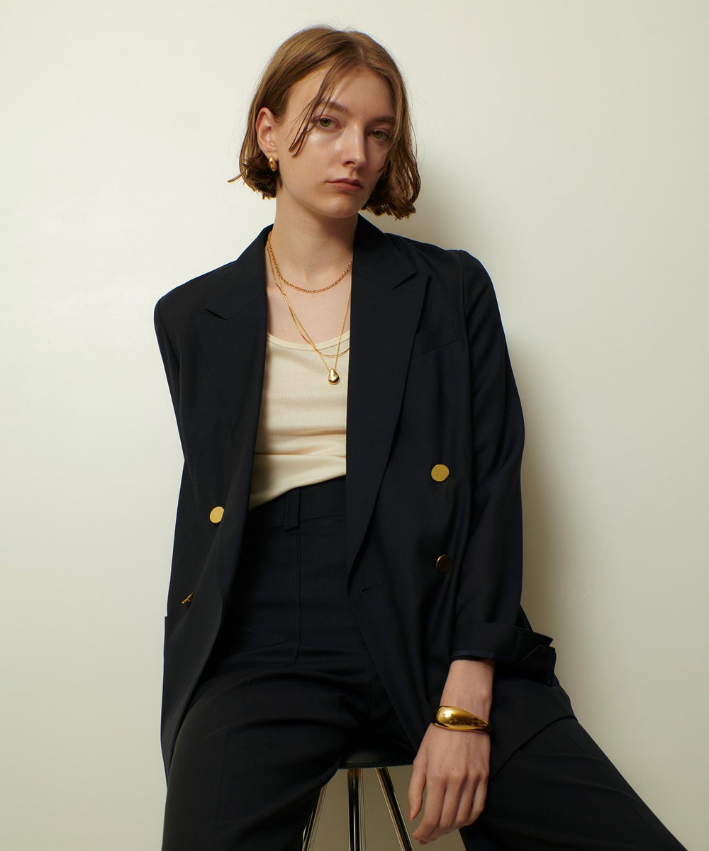 トリアセサイロピークドラペルジャケット|allureville OFFICIAL SITE