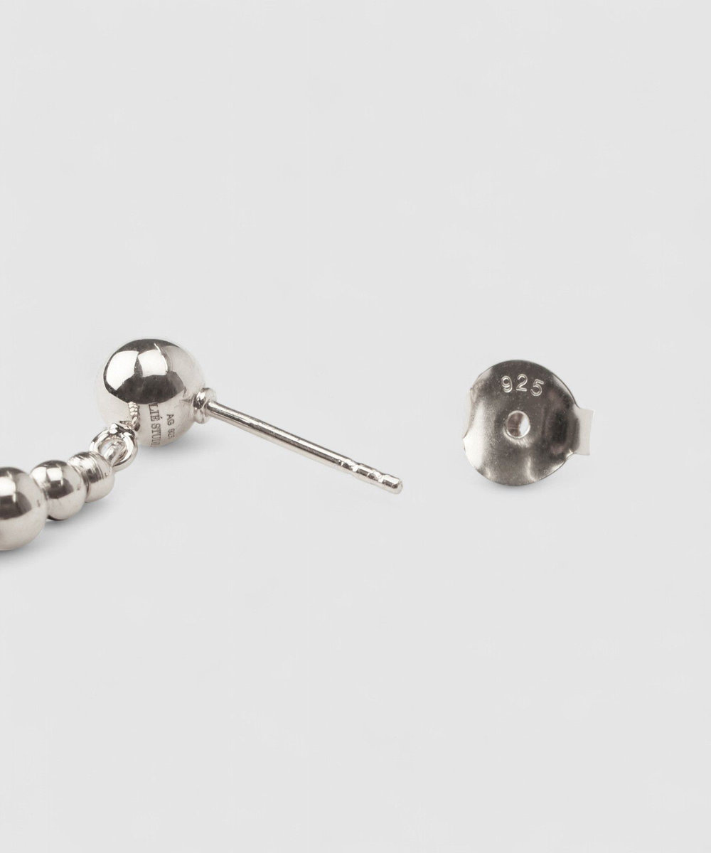 buying 【LIE STUDIO(リエスタジオ) 】REBECCA EARRINGS SILVER シルバー (90)