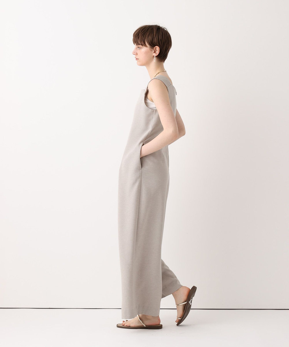 allureville リネンライクスクエアオールインワン ベージュ (11)