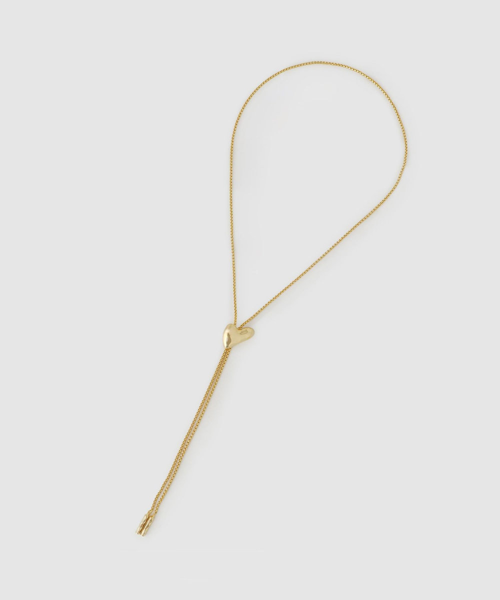 allureville ハートモチーフループタイネックレス ゴールド (30)