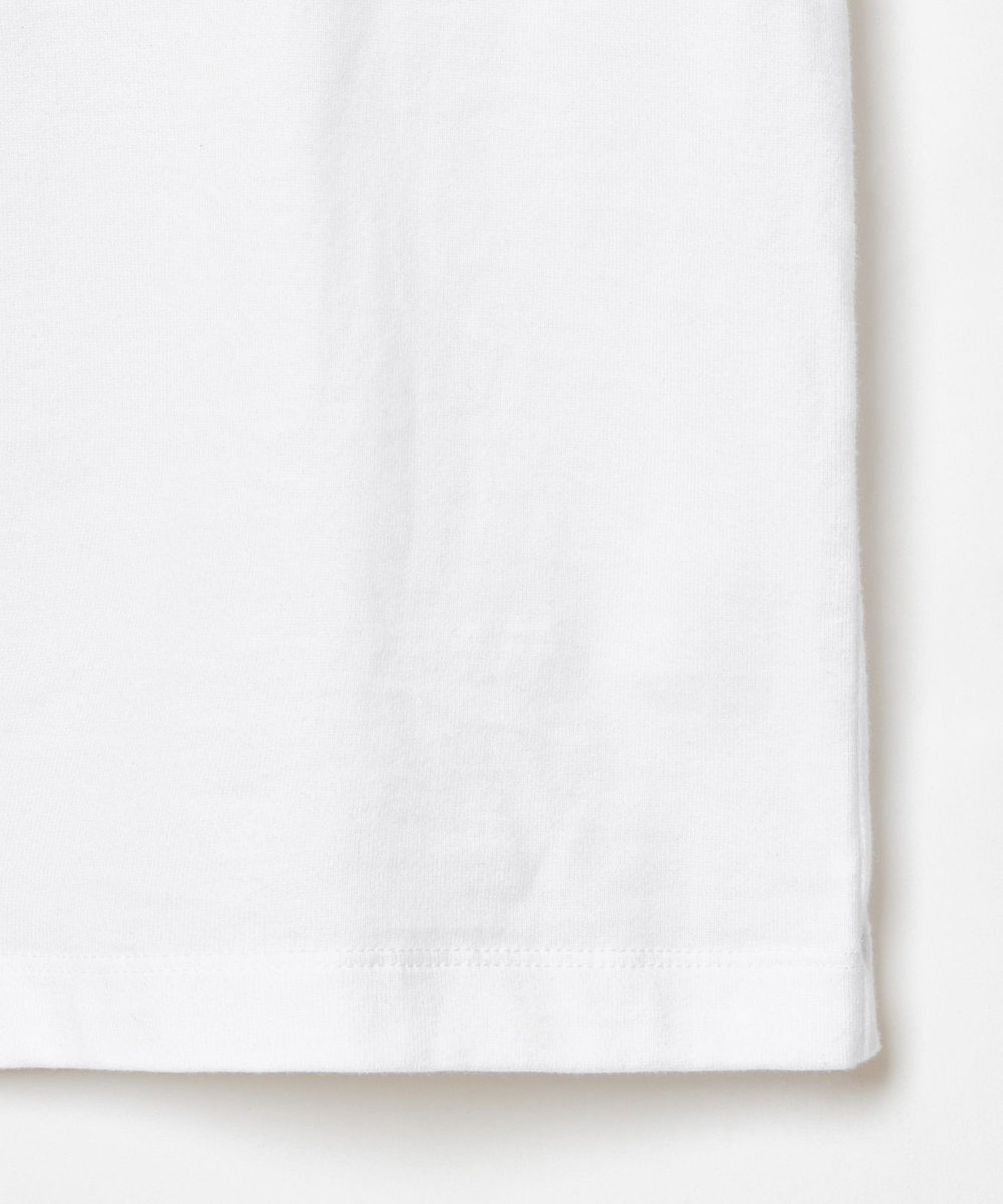 allureville メタリックレイヤードロゴＴシャツ オフホワイト (02)