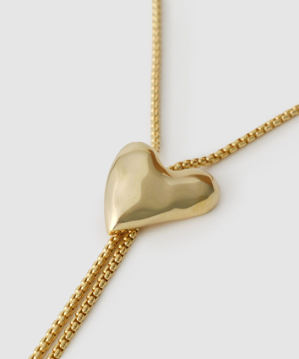 allureville ハートモチーフループタイネックレス ゴールド (30)
