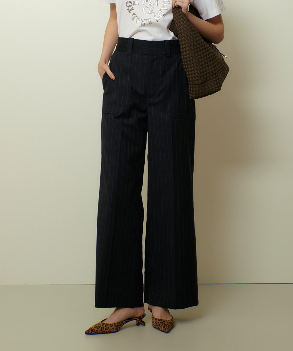 allureville トリアセサイロシアーワイドパンツ ネイビー (65)