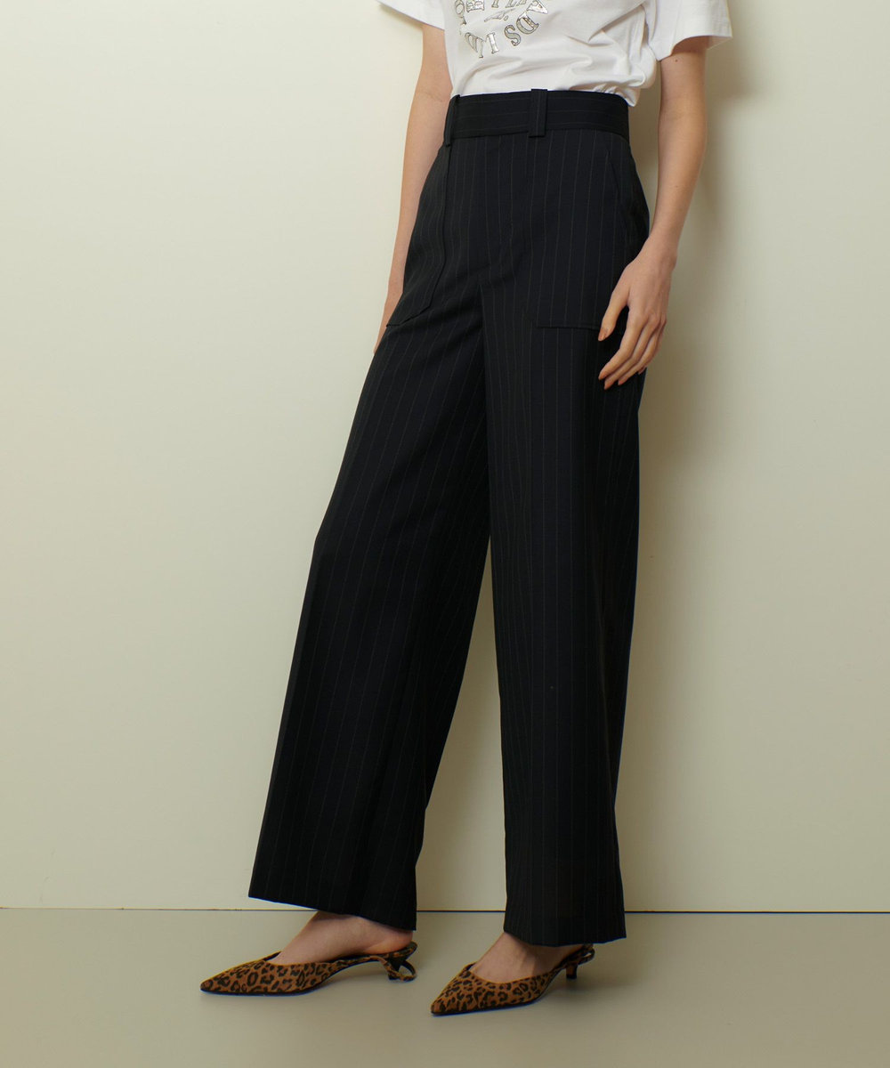 allureville トリアセサイロシアーワイドパンツ ネイビー (65)