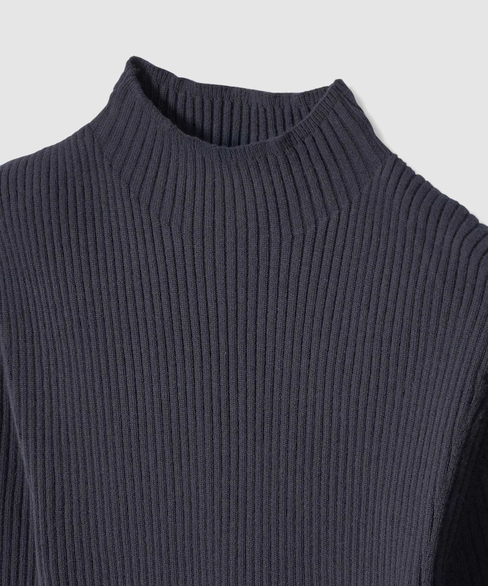 allureville レースドッキングリブプルオーバー ネイビー (65)