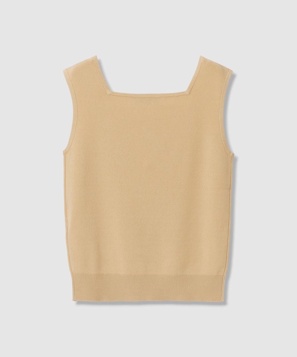 LOULOU WILLOUGHBY 【LOULOU WILLOUGHBY】スクエアタンクトップ ベージュ (11)