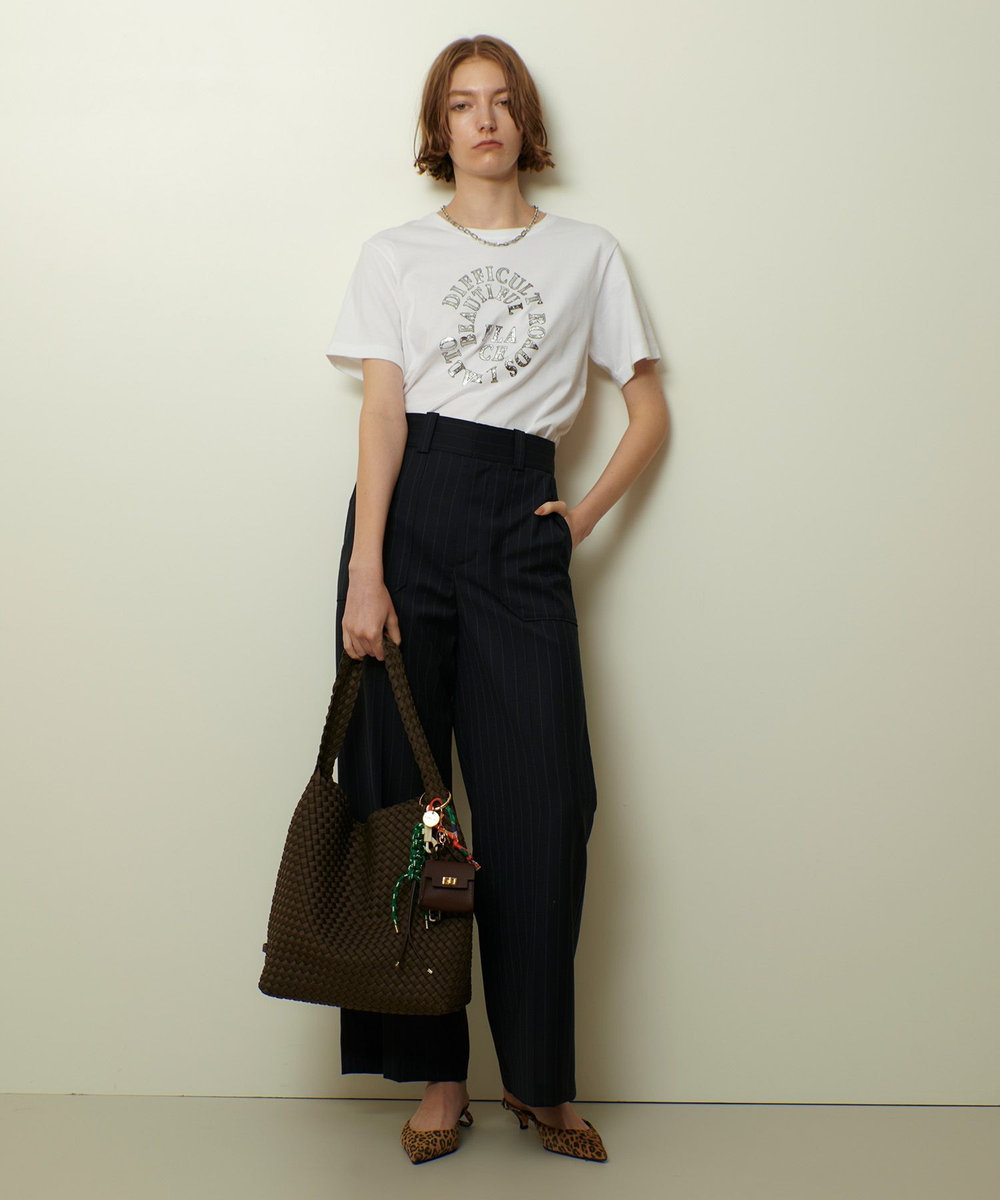 allureville トリアセサイロシアーワイドパンツ ネイビー (65)