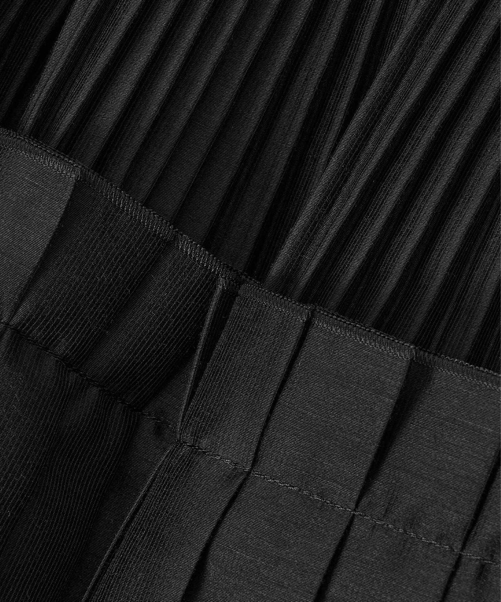 LOULOU WILLOUGHBY 【LOULOU WILLOUGHBY】カールマイヤープリーツスカート ブラック (95)