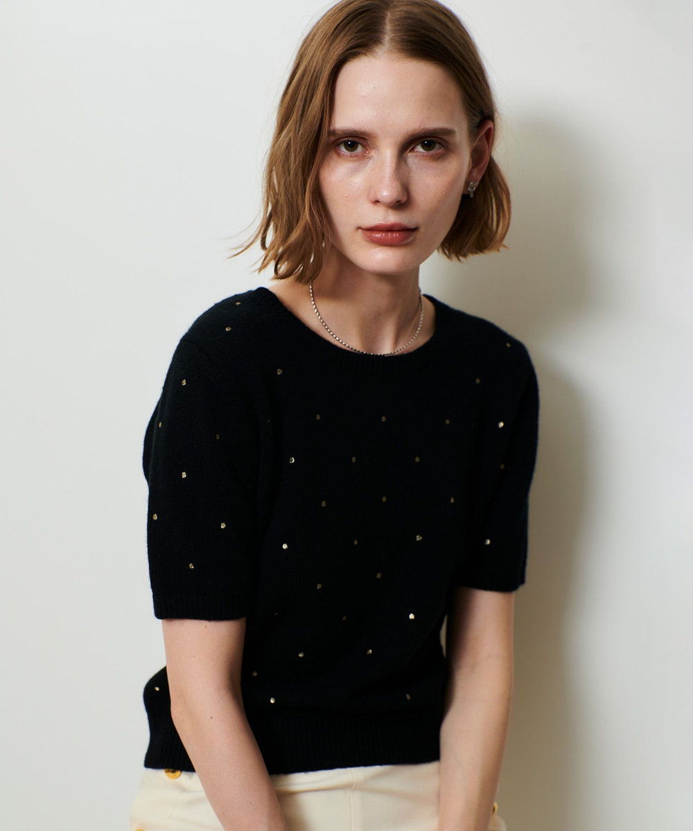 エンブロイダリードットプルオーバー|allureville OFFICIAL SITE