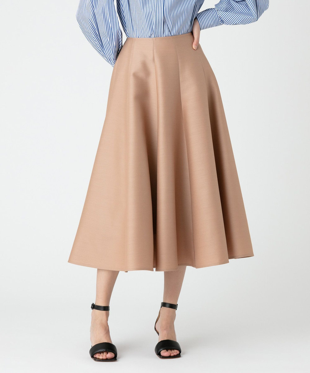LOULOU WILLOUGHBY】シルクウールマーメイドフレアスカート