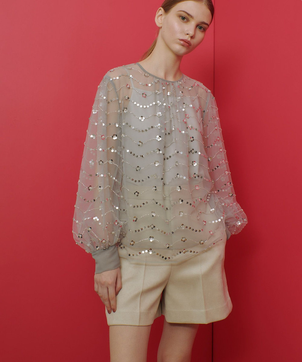 LOULOU WILLOUGHBY 【LOULOU WILLOUGHBY】ダンボールスエードショートパンツ ベージュ (11)